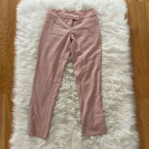 Pink straight leg trousers